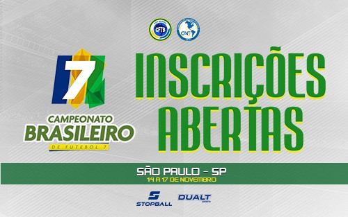 Vem aí mais uma edição do Campeonato Brasileiro de Futebol 7!